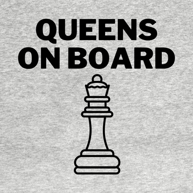 Chess Queens On board by OverNinthCloud